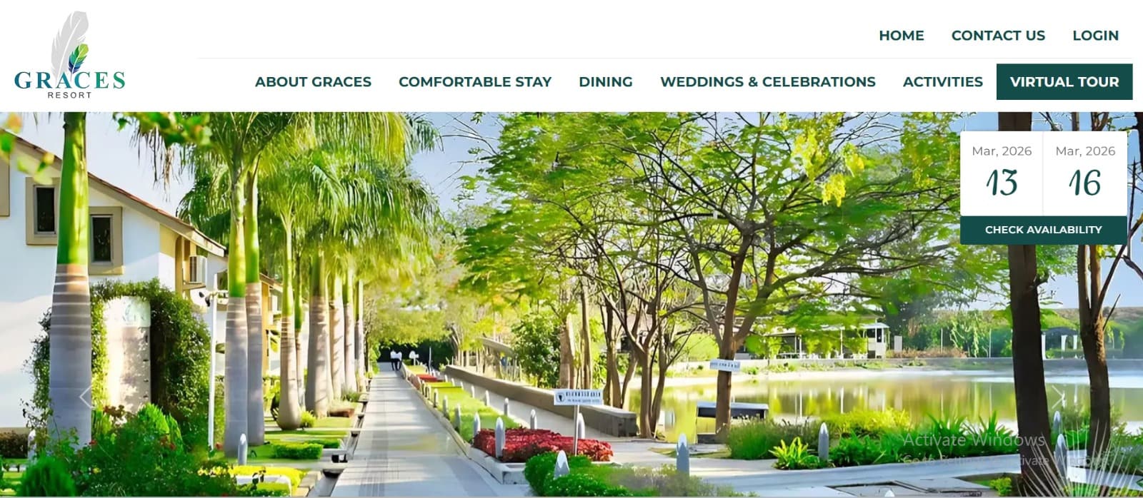 Graces Resort Booking Management System