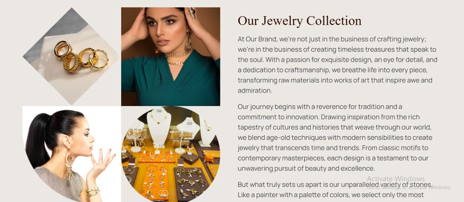 JEWELLERY – E-Commerce App